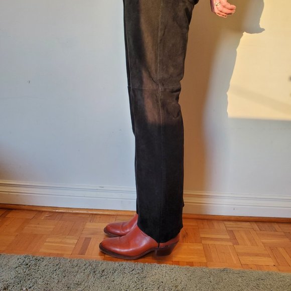 Scotts Suede Vintage Pants (Size 6) - Picture 1 of 9